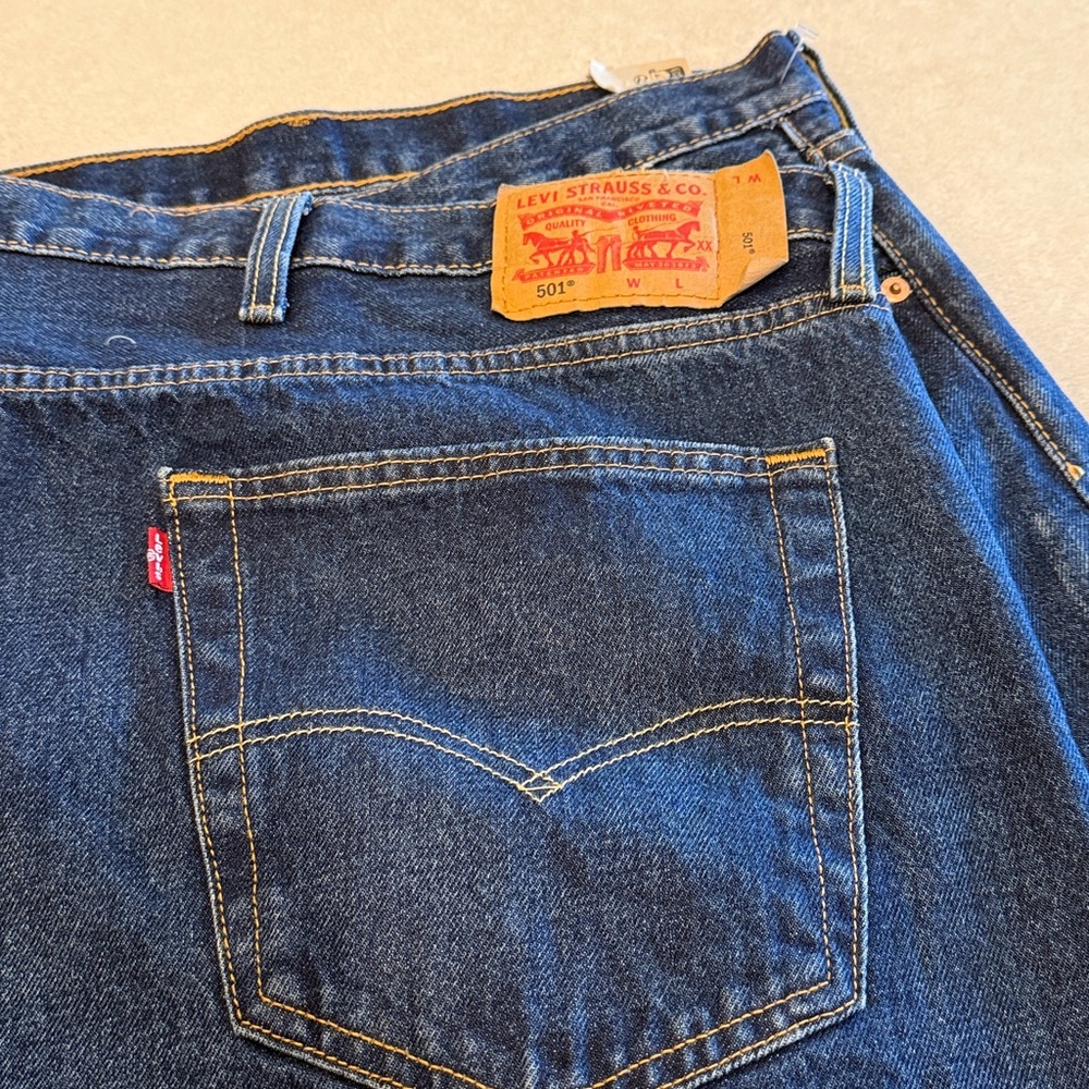 Levi's Dark Blue Denim Jeans